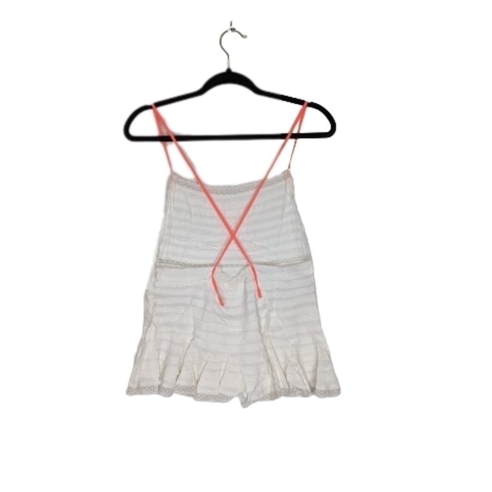 FP One White Lace Cross Top Neon Straps - Picture 2 of 10